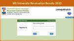 msu revaluation 2023|msu result 2023.